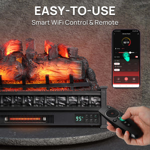 (Open Box) Eternal Flame EF30-PB Electric Fireplace Logs