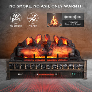 (Open Box) Eternal Flame EF30-PB Electric Fireplace Logs