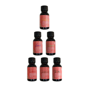 6 Pack of Aromatherapy Essential Oils by Pursonic