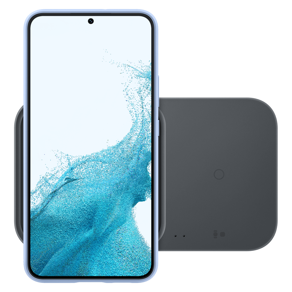 Samsung Dual Port Fast Wireless Charger 15W with USB C Cable and Power Head by Samsung