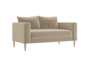 The Essential Loveseat in Recycled Velvet – Compact Eco-Friendly 2-Seater by Sabai by Couch.com
