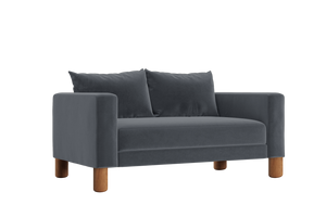 The Essential Loveseat in Recycled Velvet – Compact Eco-Friendly 2-Seater by Sabai by Couch.com
