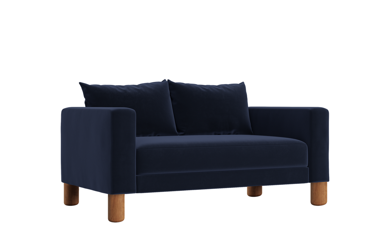 The Essential Loveseat in Recycled Velvet – Compact Eco-Friendly 2-Seater by Sabai by Couch.com