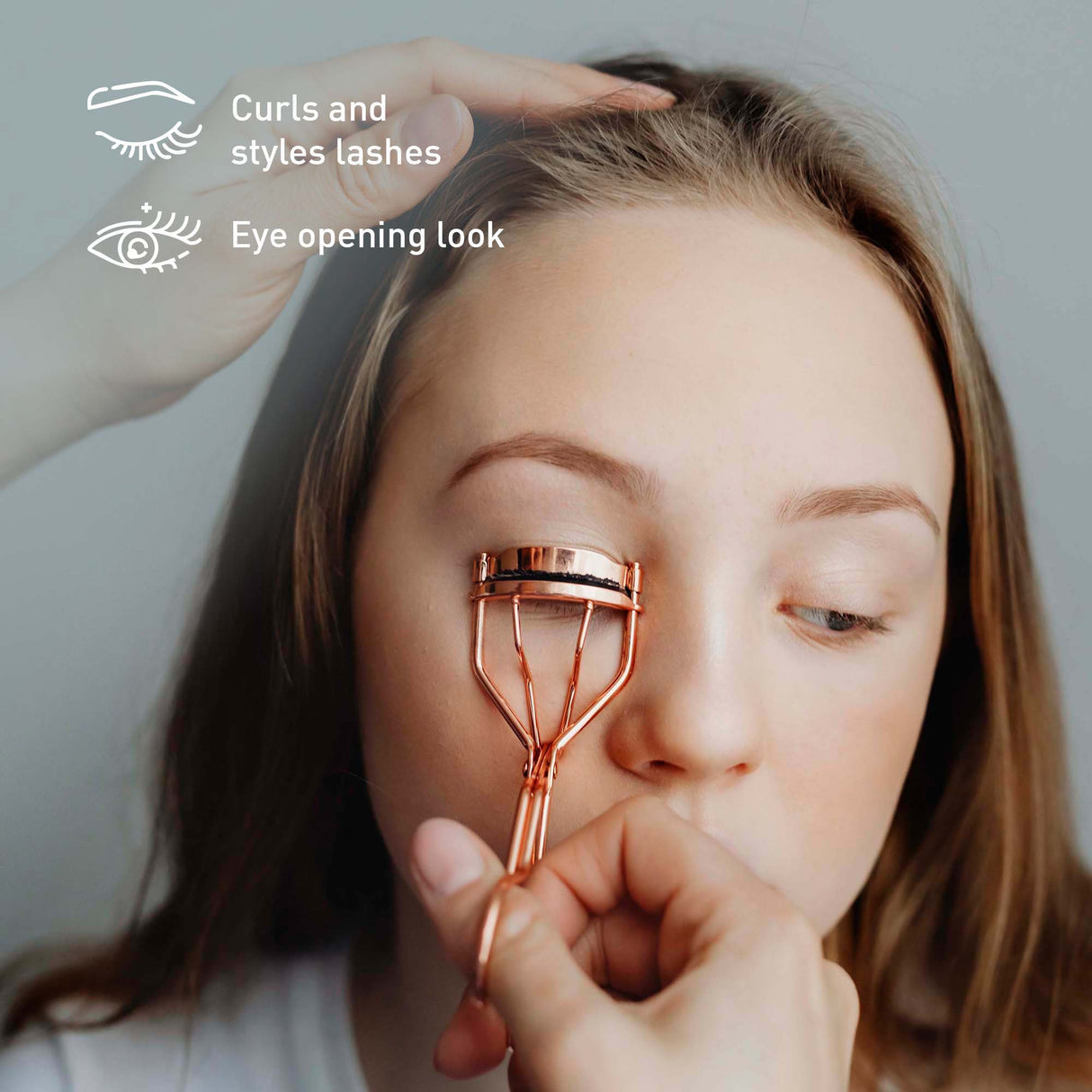 Pursonic Ultimate Eye Care & Beauty Bundle: Wrinkle Care Eye Gel Patches + Salon Grade Eyelash Curler by Pursonic