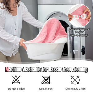 Electric Heated Blanket Throw with 10 Heat Settings-Pink by DirectDeals