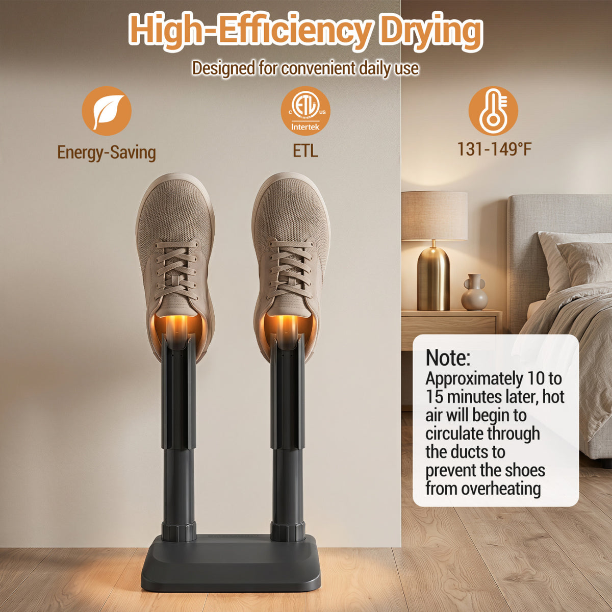Electric Shoe Dryer Mighty Boot Warmer