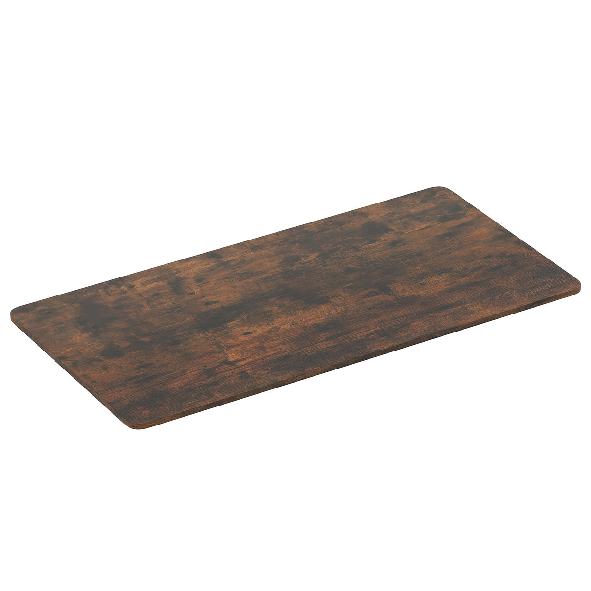 Electric Standing Desk with LED Display and 2 Memory Height Settings-Rustic Brown