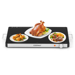 Electric Warming Food Warmer with Adjustable Temperature Control and Overheat Protection