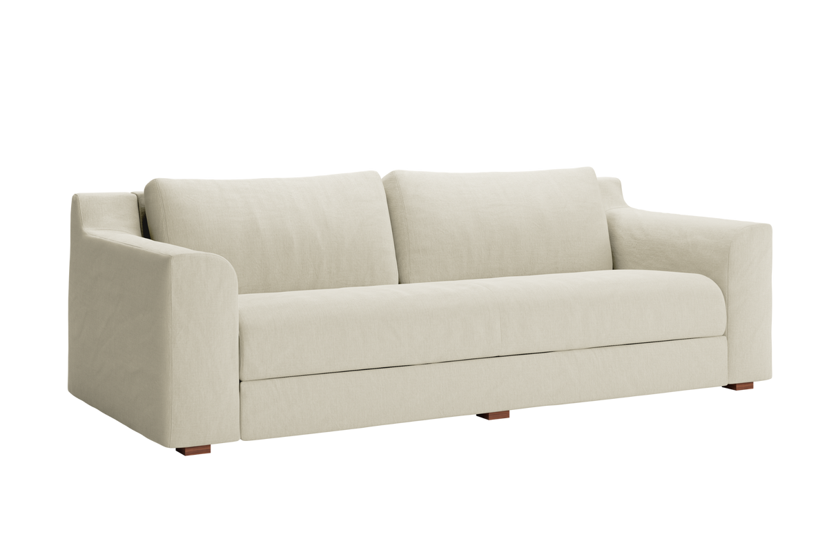 The Elevate 86" Sofa in Natural Hemp – Eco-Friendly Modern Farmhouse Sofa by Sabai by Couch.com