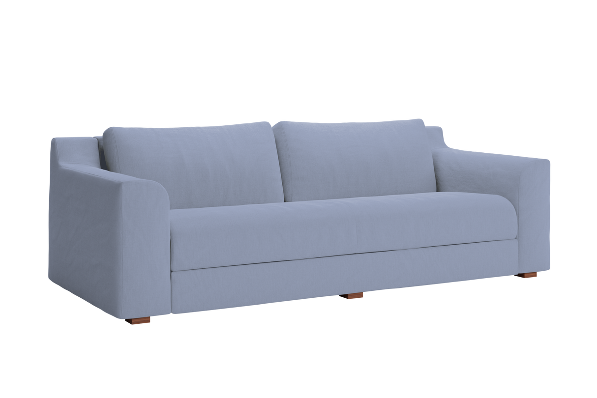 The Elevate 86" Sofa in Natural Hemp – Eco-Friendly Modern Farmhouse Sofa by Sabai by Couch.com