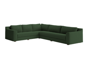 The Elevate Reversible L Sectional in Natural Hemp – Spacious Eco-Friendly Sofa by Sabai by Couch.com