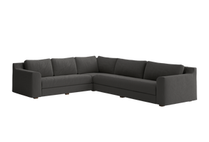 The Elevate Reversible L Sectional in Natural Hemp – Spacious Eco-Friendly Sofa by Sabai by Couch.com