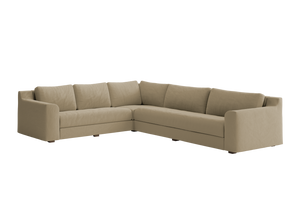 The Elevate Reversible L Sectional in Natural Hemp – Spacious Eco-Friendly Sofa by Sabai by Couch.com