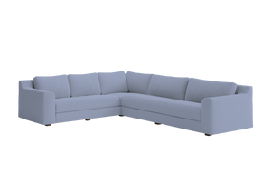 The Elevate Reversible L Sectional in Natural Hemp – Spacious Eco-Friendly Sofa by Sabai by Couch.com