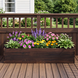 Elevated Wooden Garden Planter Box Bed Kit