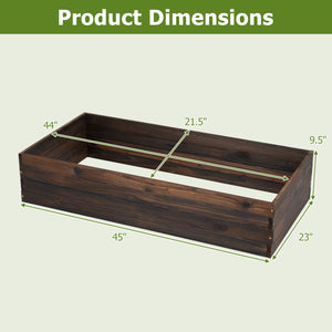 Elevated Wooden Garden Planter Box Bed Kit