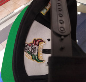 Embroidered SnapBack Mexican Bull Logo Hat