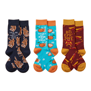 Epic Women's Gift Sock Bundle Set of 3