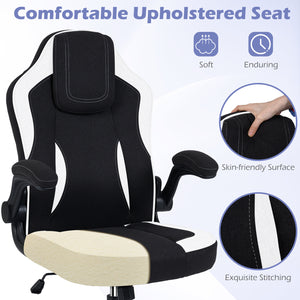 Ergonomic Computer Office Chair with 90 ° Flip-up Armrests-Black