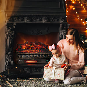 Eternal Flame EF26-LG Smart Electric Fireplace Logs, WiFi Enabled