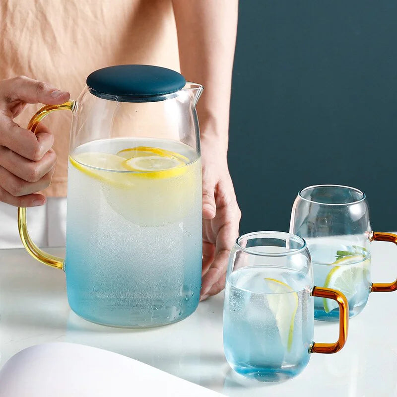 Large-Capacity Heat-Resistant Juice Jug Set