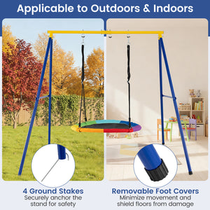 Extra Large Heavy Duty A-Frame Steel Swing Stand