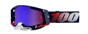 100% Racecraft 2 Goggles - Republic - Red/Blue Mirror 50010-00022