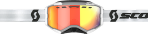 SCOTT Fury Snow Goggles - Light Sensitive - White - Red Chrome 278604-0002341