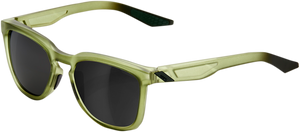 100% Hudson Sunglasses - Olive - Black Mirror 61028-296-61