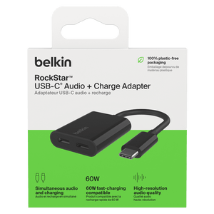 Belkin USB C Audio and Charge Adapter by Belkin