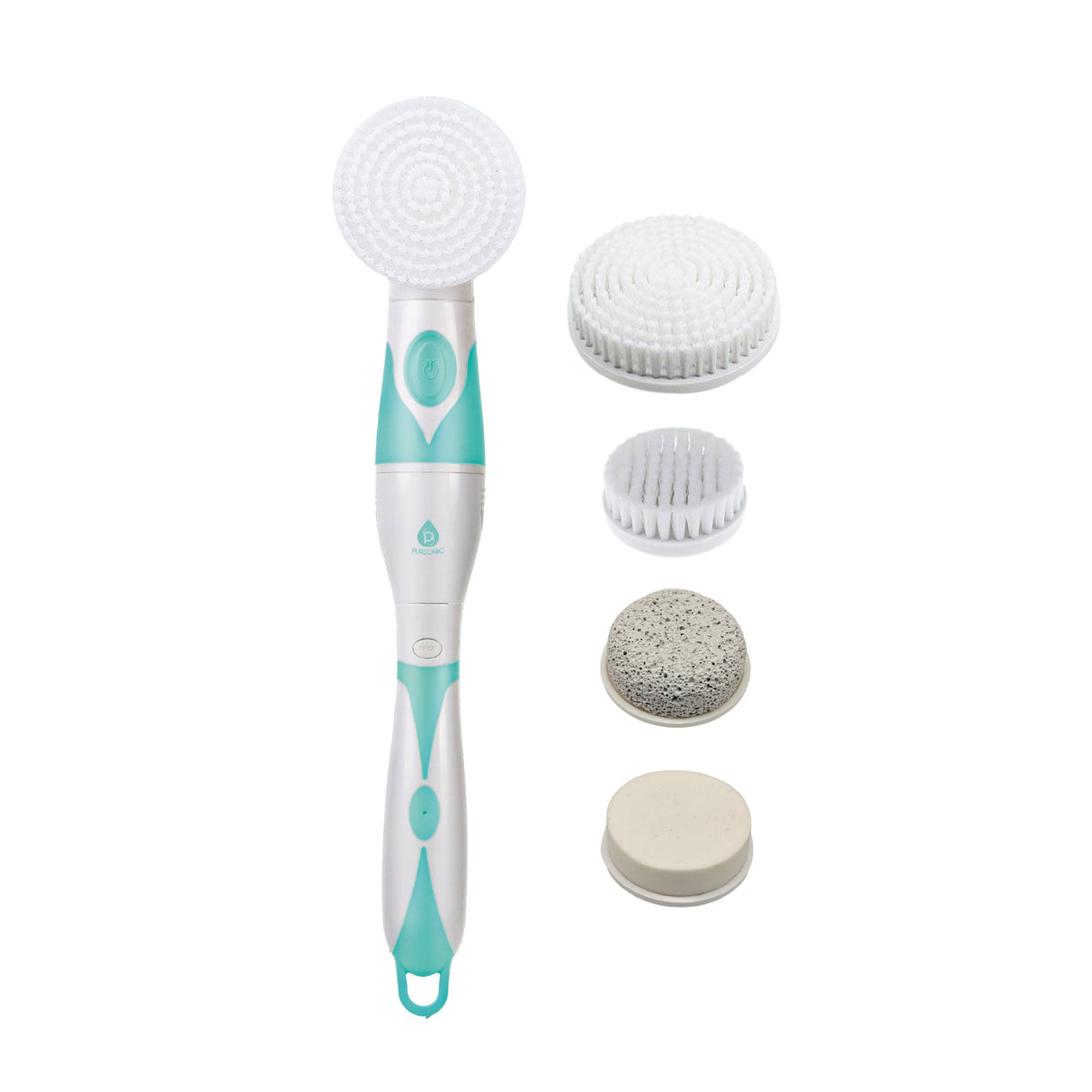 Advanced Facial & Body Cleansing Brush With Extended Handle
