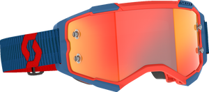 SCOTT Fury Goggle - Dark Blue/Neon Red - Orange Chrome 272828-7698280