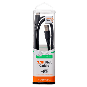 Ventev chargesync USB A to USB C Cable 3.3ft by Ventev