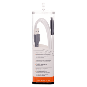 Ventev Chargesync Flat USB A to Apple Lightning Cable 3ft by Ventev