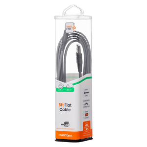 Ventev chargesync USB A to USB C Cable 6ft by Ventev