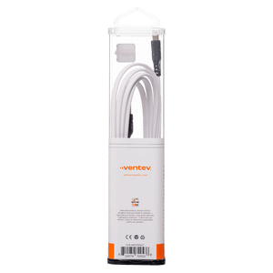 Ventev ChargeSync Flat USB A to Apple Lightning Cable 6ft by Ventev