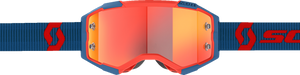 SCOTT Fury Goggle - Dark Blue/Neon Red - Orange Chrome 272828-7698280
