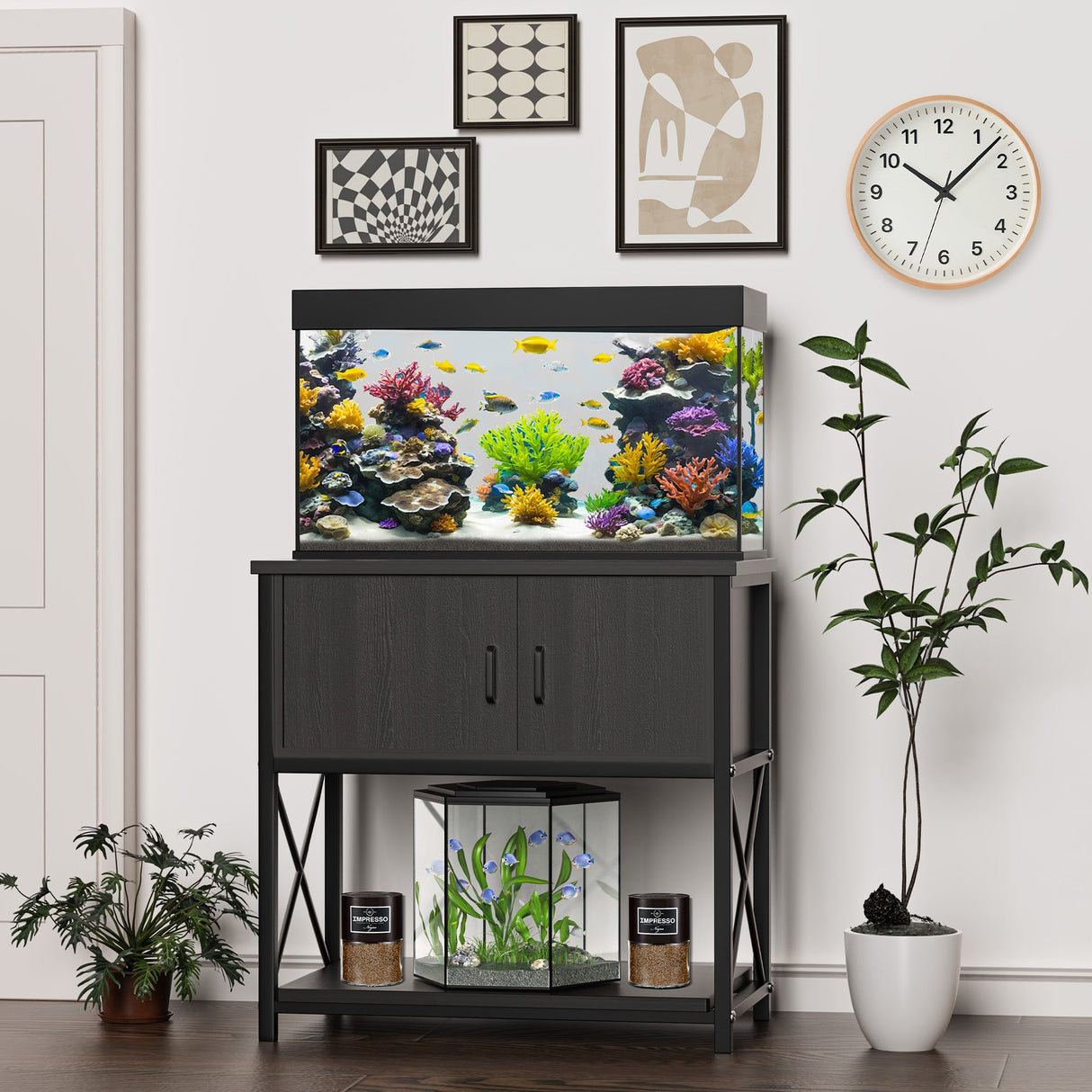 20-29 Gallon Fish Tank Stand, Storage Cabinet