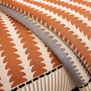 Vertical Stripes Sectional Sofa Cover Slipcover - Non-Slip, Fits L-Shape Couches