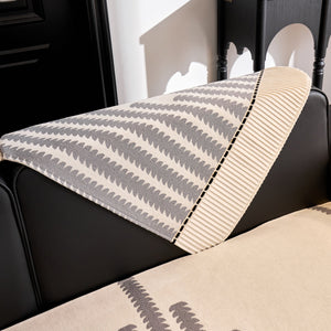 Vertical Stripes Sectional Sofa Cover Slipcover - Non-Slip, Fits L-Shape Couches