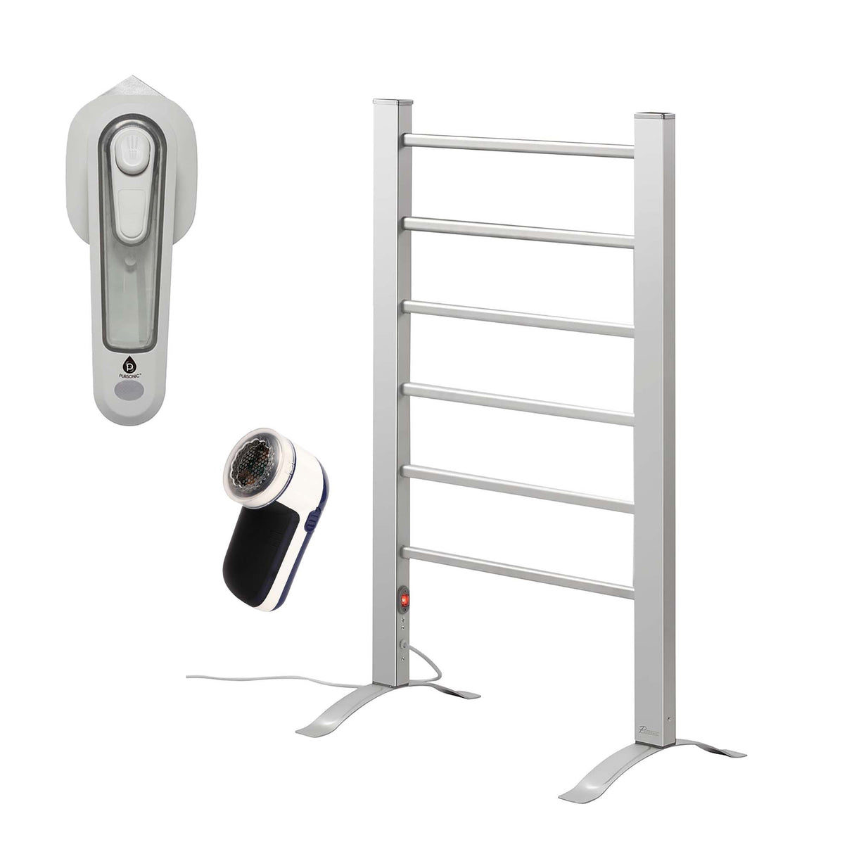 🧺 Pursonic Ultimate Laundry & Fabric Care Bundle – Mini Iron, Fabric Shaver & Electric Towel Warmer by Pursonic