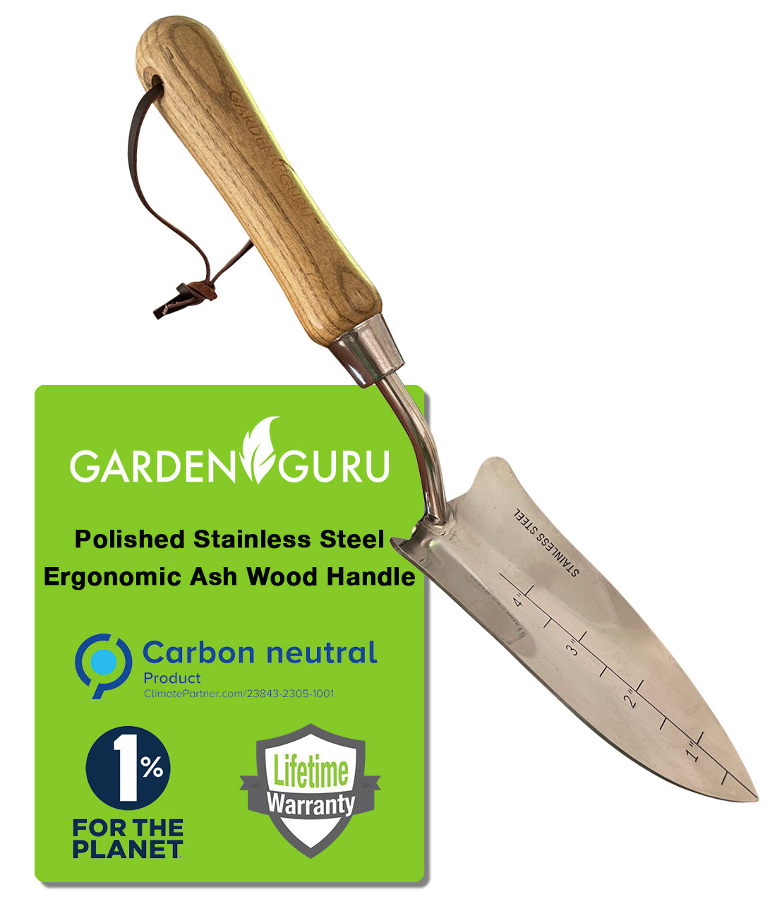 Transplanter (classic wood handle) by Garden Guru