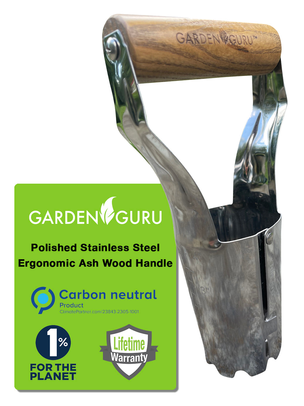 Stainless Steel Bulb Planter by Garden Guru