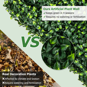 Faux Greenery Room Divider Decorative Privacy Screen Fence Hedge Wall-M