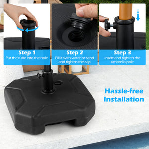 Set of 2 Solid Rubber Wood Dining Room Chairs with Wrap-around Armrest-Walnut