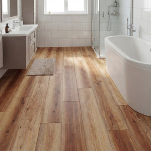 Floor Tile Vinyl Flooring Waterproof Vinyl Plank Flooring-Brown