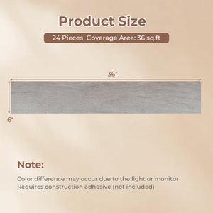 Floor Tile Vinyl Flooring Waterproof Vinyl Plank Flooring-Gray