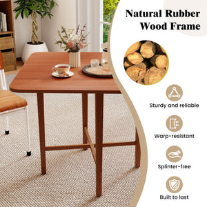 3-in-1 Outdoor Acacia Wood Loveseat Bench Furniture with Slatted Seat