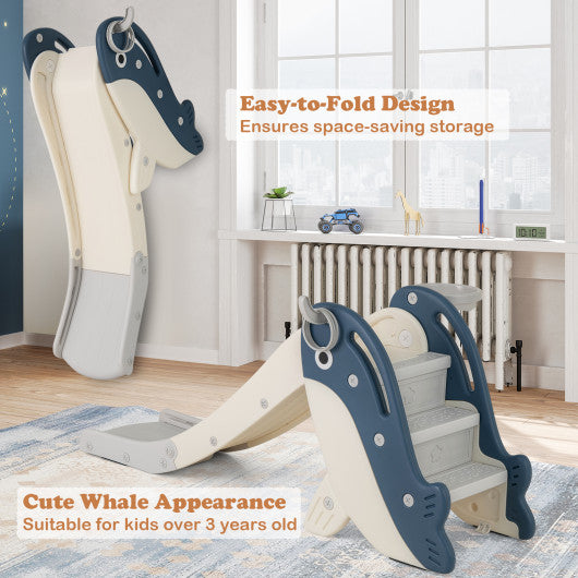 33.5 Inch Round Patio Bistro Table with Wood-Like Top and X-Shaped Legs-Gray