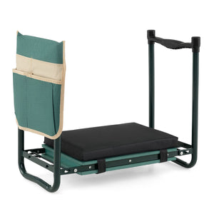 Foldable Garden Kneeler and Seat for Seniors Gardeners-Green